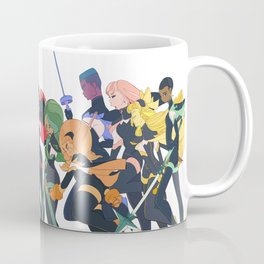 Who were You? Coffee Mug | March, Warriors, Valient, Pluto, Characters, Painting, Classmates, Uniforms, Color, Green 