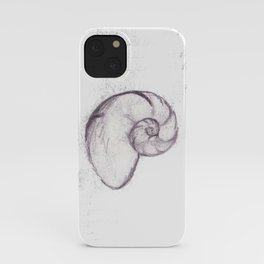 Nautilus Sketch iPhone Case