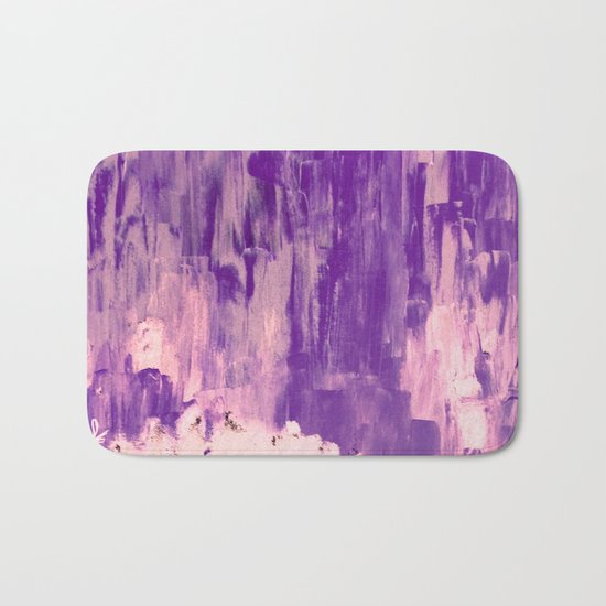 Snow Dreams in Autumn, Solar Flares Series Bath Mat