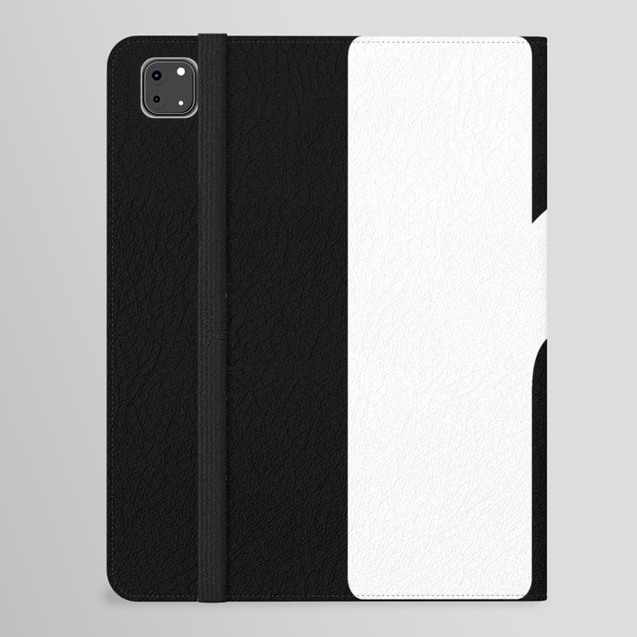 h (White & Black Letter) iPad Folio Case