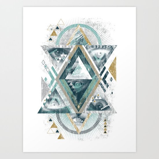 Eyesosceles Art Print