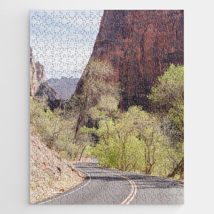 Zion Drive - National Park Photography Jigsaw Puzzle