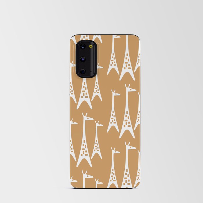 Mid Century Modern Giraffe Pattern 824 Android Card Case