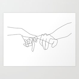continuous line art prints society6