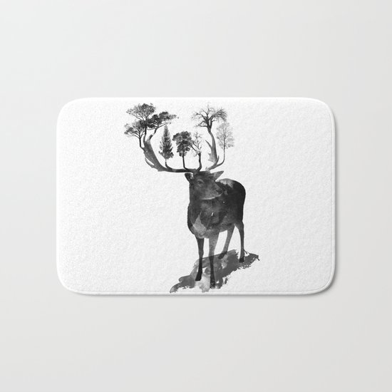 The Black Forest Deer Bath Mat
