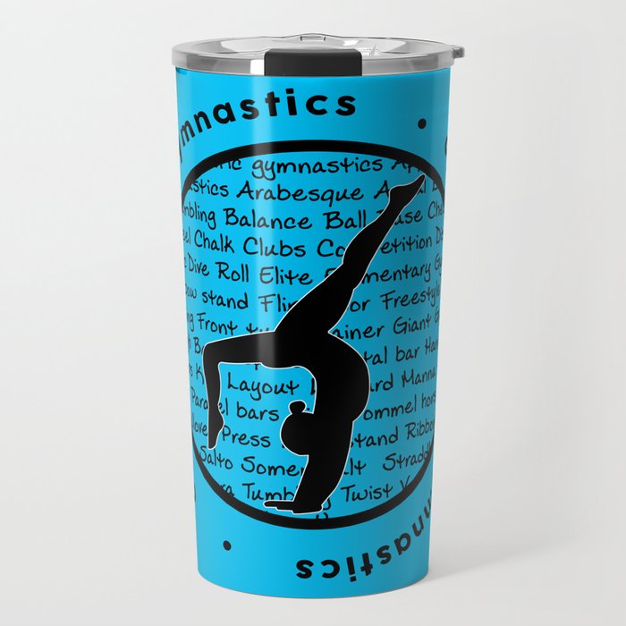 Circle Gymnastics new blue Travel Mug