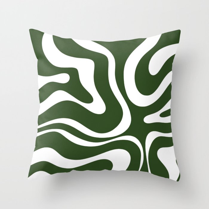 Deep green outlet pillows