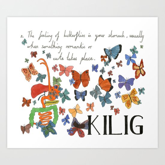 Kilig Art Print