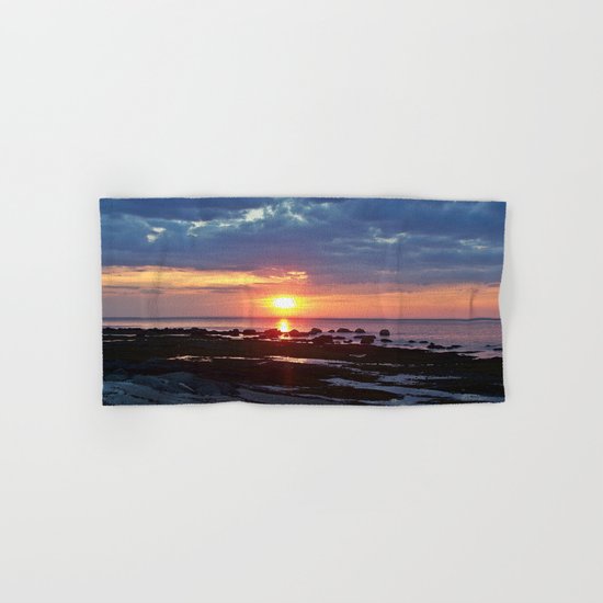 Sunset under Stormy Skies Hand & Bath Towel