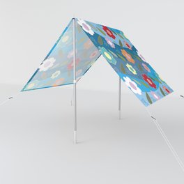 An Air of Spring | Colorful Floral Pattern Sun Shade