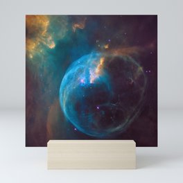 picture of star by Hubble : bubble nebula Mini Art Print