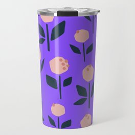 Flower in Purple Travel Mug
