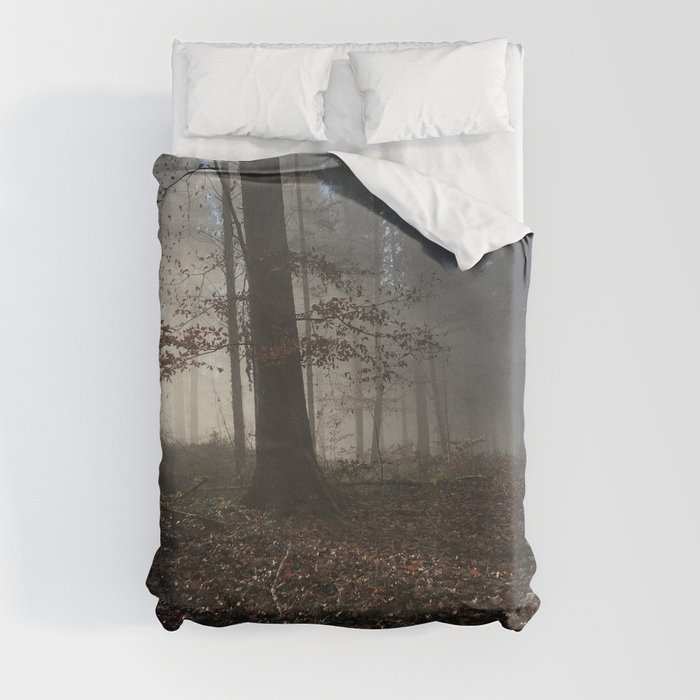 Morning in the forest  Duvet Cover