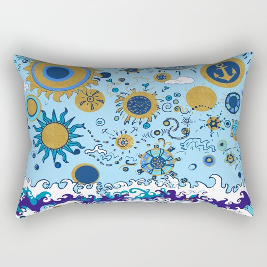 Sun & Sea Rectangular Pillow