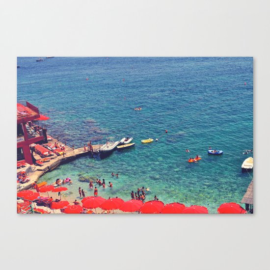 Summers in Capri are what dreams are made of. Canvas Print