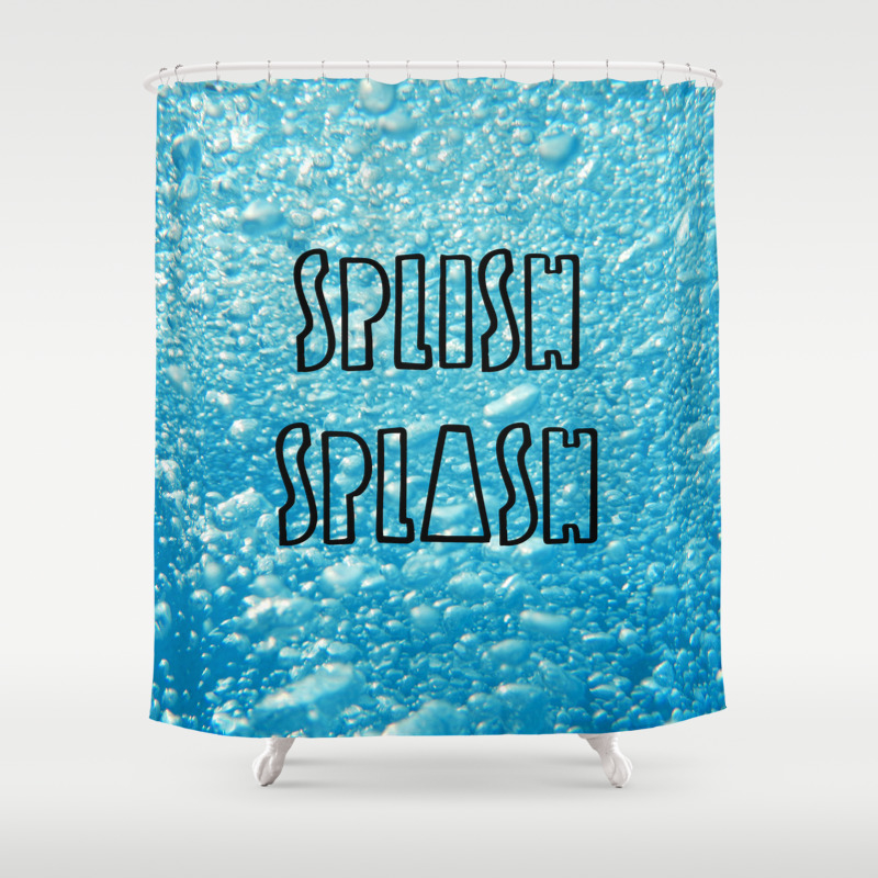 wallpapers Splish Splash Shower Curtain society6