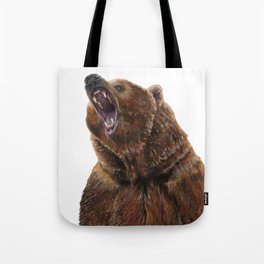 Grizzly Bear - Painting in acrylic Tote Bag