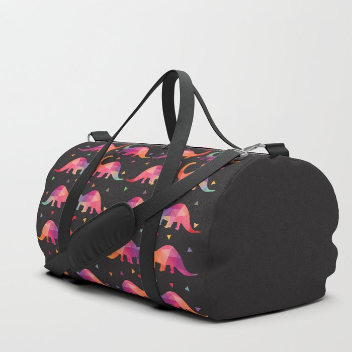 Geometric Dinosaurs Duffle Bag