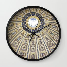 St Peter's Basilica Dome Wall Clock