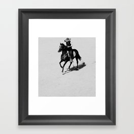 Lonely Cowboy Framed Art Print
