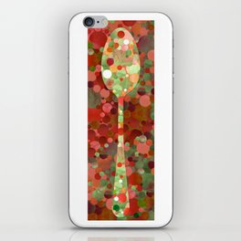 Robust Red Spoon Mosaic Art  iPhone Skin
