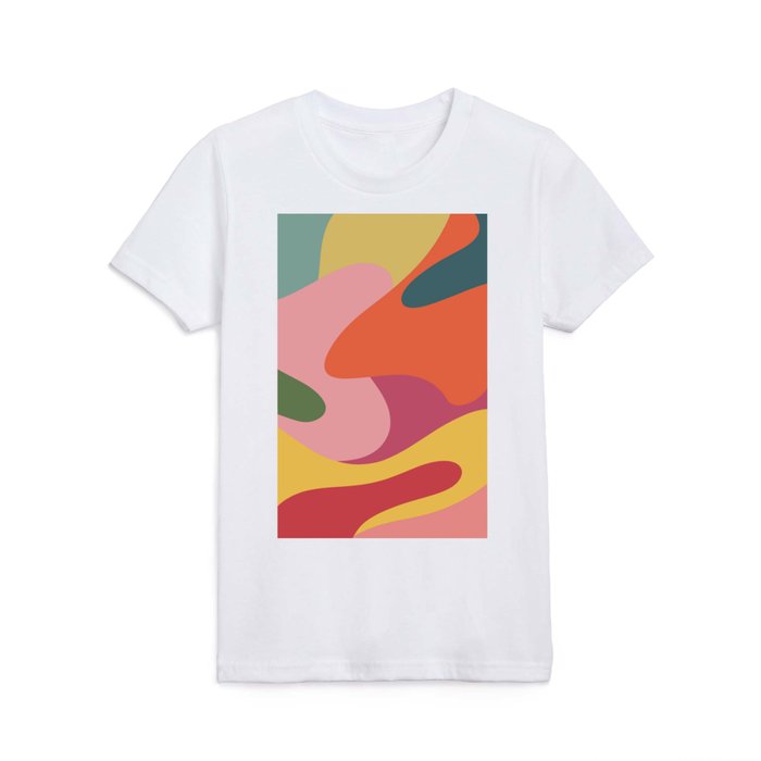 Rainbow Paint Splashes Kids T Shirt