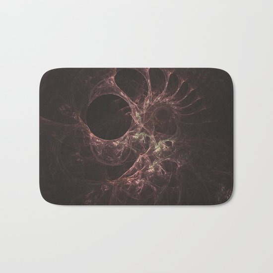 Bones Fractal Bath Mat