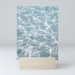 Crystal Clear Blue Water Photo Art Print | Crete Island Summer Holiday | Greece Travel Photography Mini Art Print