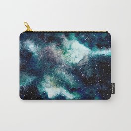 Dreamy Cloud Galaxy, Blue Carry-All Pouch