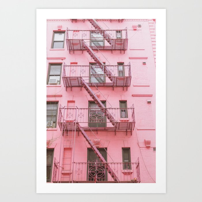Pink Soho NYC Art Print