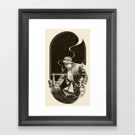 The Lighthouse Keeper Framed Art Print