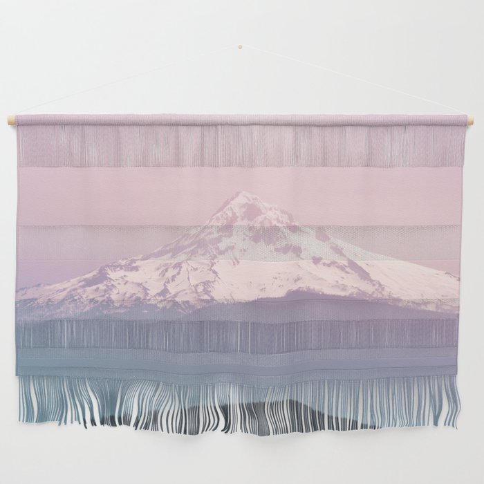 Pastel Mountain Adventure - Nature Photography Wall Hanging