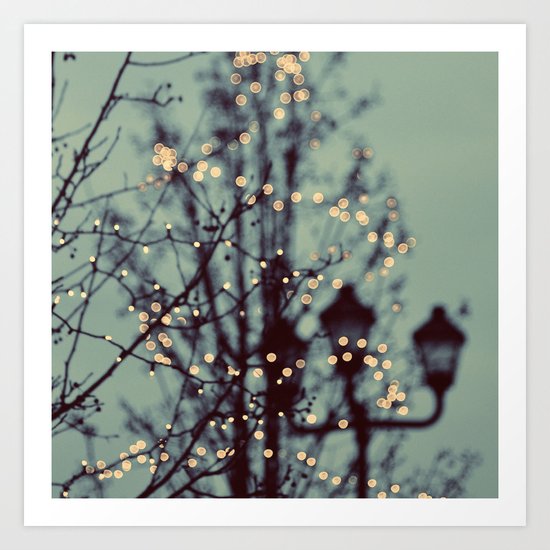 Winter Lights Art Print