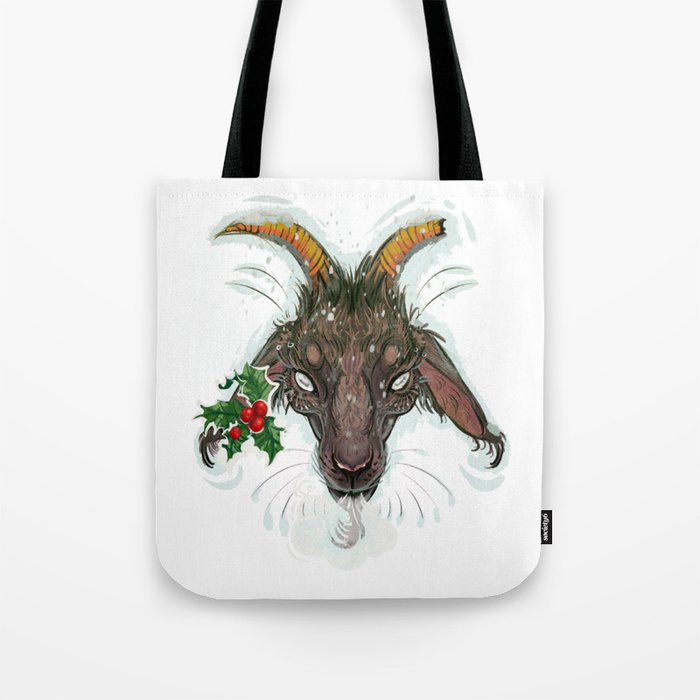 Yule Goat Tote Bag