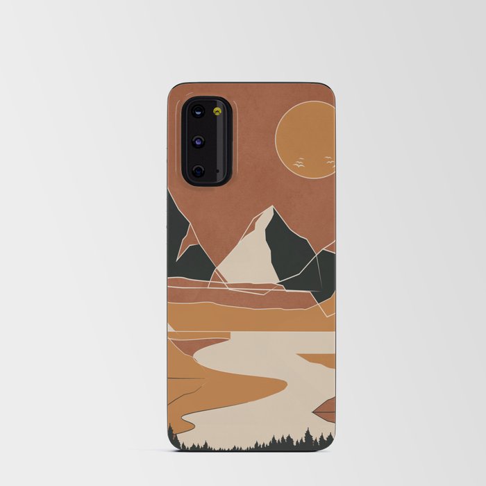 Minimal Abstract Art Landscape 03 Android Card Case