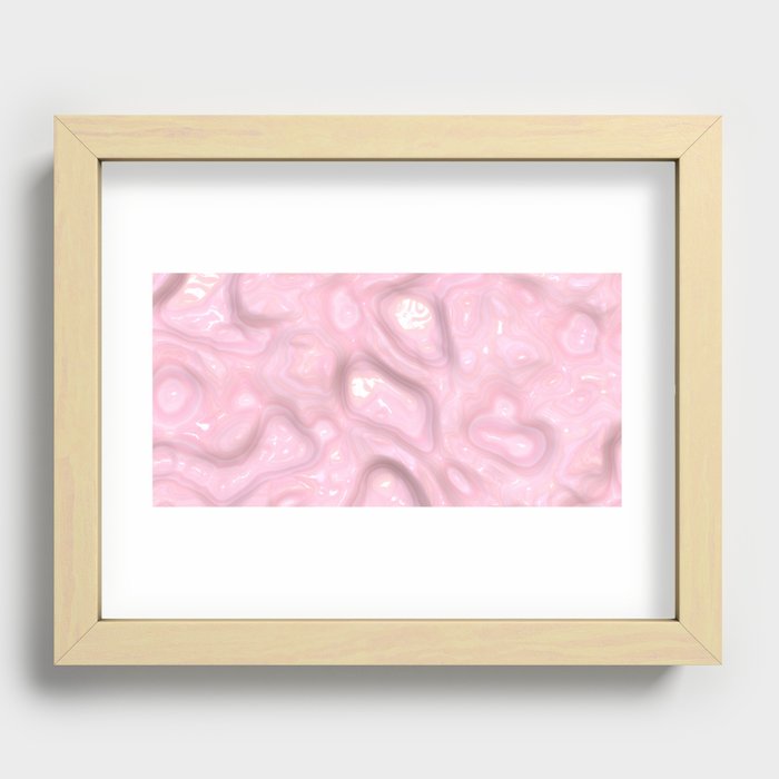 Pink Candy Recessed Framed Print