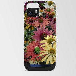 Wildflower Coneflower Field iPhone Card Case