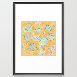 Onion & Cucumber Salad Framed Art Print