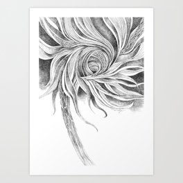 Swirling Tree Art Print