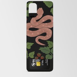 Snake Charm in Charcoal Rose Android Card Case
