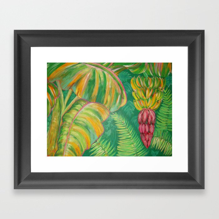 "Banana Patch" Framed Art Print