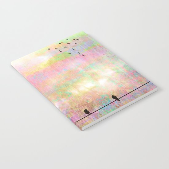The Quickening, Abstract Sky and Birds Notebook