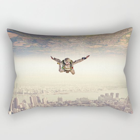 Diving to the Parallel Worlds Rectangular Pillow