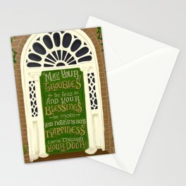 Dublin Door Proverb Stationery Cards