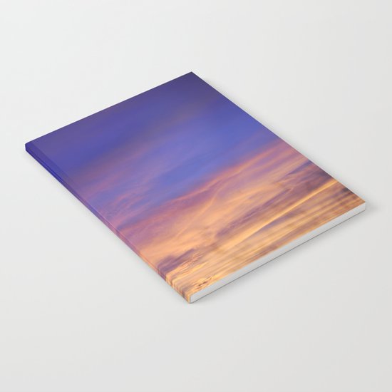 COME AWAY WITH ME - Autumn Sunset #1 #art #society6 Notebook