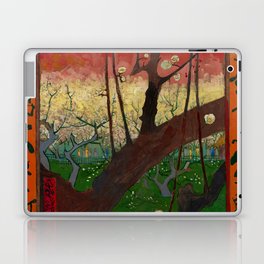 Van Gogh - Flowering plum orchard (inspired by Hiroshige) Laptop Skin