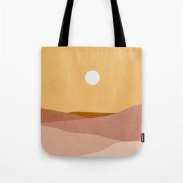 Warm Abstract Sunset Desert Tote Bag