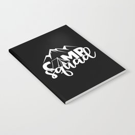 Camp Squad Cool Adventure Quote Campers Notebook