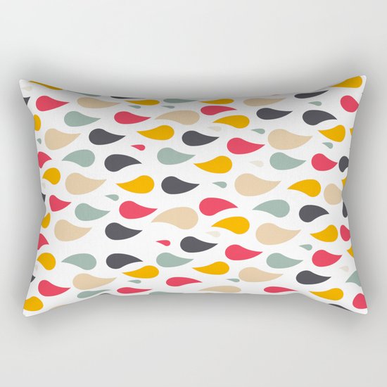 Ra'in Color Rectangular Pillow