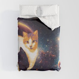 NebuLuna & Outerspace Ollie Duvet Cover